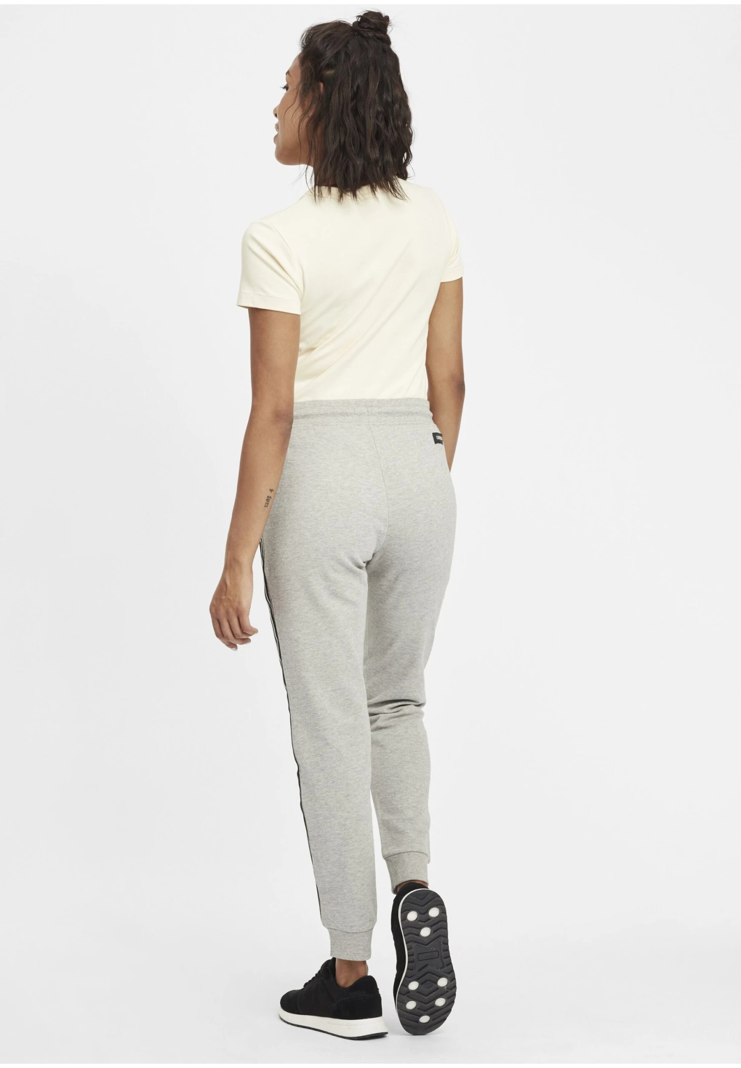 OXMO OXGABRILLA - Spodnie Treningowe - Grey Melange 5 OXMO OXGABRILLA - Spodnie Treningowe - Grey Melange - obrazek 3