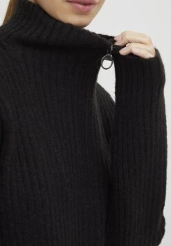 OXMO OXSALINE - Sweter - Black -Oxmo 55327f8aa80141238e87deb8583267ce