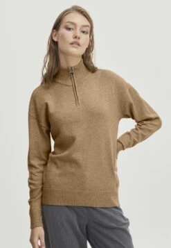 OXMO RITA - Sweter - Tannin Melange