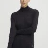 OXMO KATJA - Sweter - Black -Oxmo 58f40d9abe4f4f588985fdddf3e2f27c