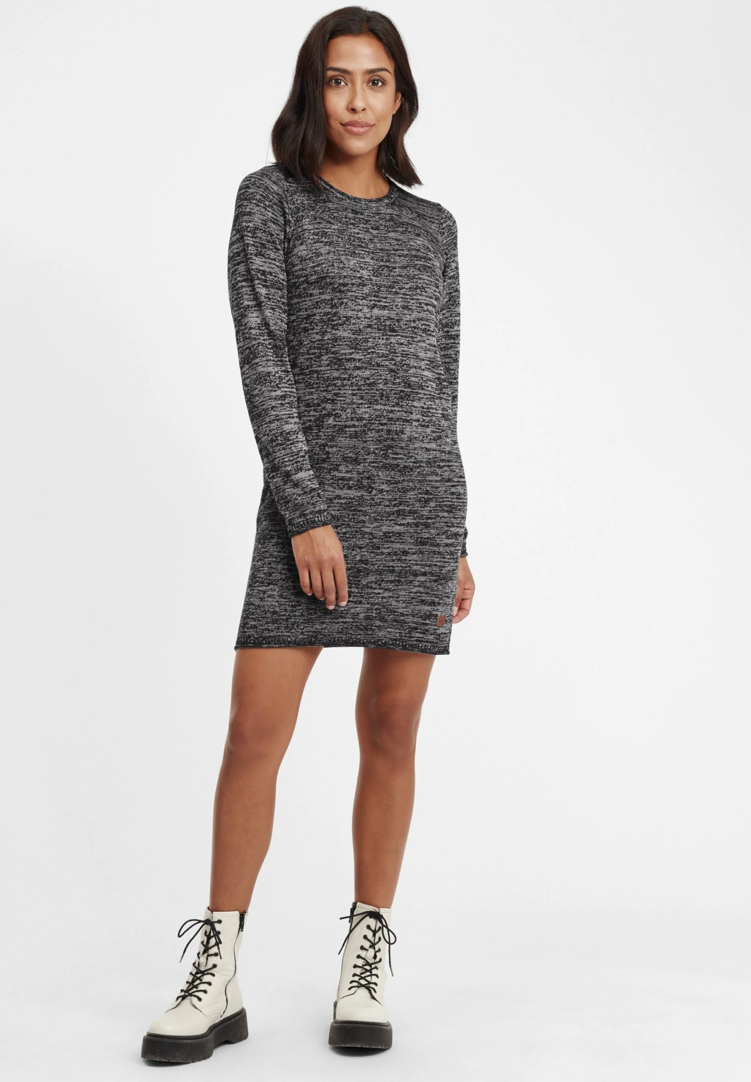 OXMO OXDANIELLE - Sukienka Dzianinowa - Black 3 OXMO OXDANIELLE - Sukienka Dzianinowa - Black