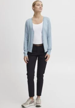 OXMO OXHELENE - Kardigan - Blue Bell Melange -Oxmo 5e821315f4d54cd78e4ca453b6557aec