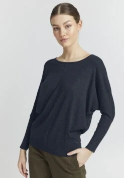 OXMO OXHERDIS - Sweter - Total Eclipse Melange