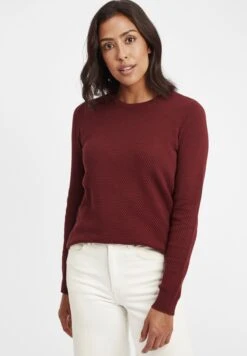 OXMO OXSARAH - Sweter - Wine Red