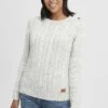 OXMO OXPHIA - Sweter - Lig Grey M -Oxmo 62077b64cc2a491f821c87bba1a37620