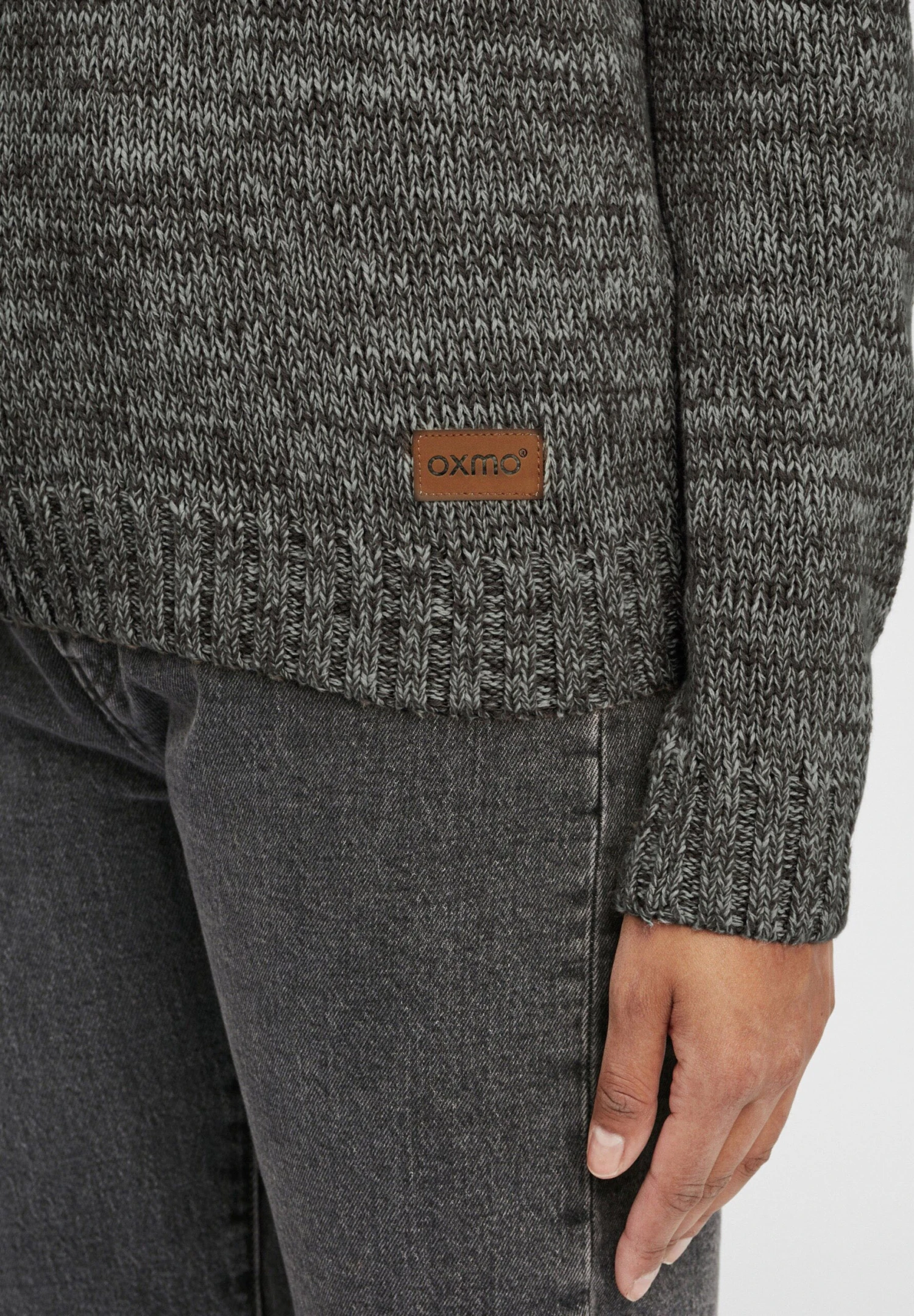 OXMO OXPHILICITA - Sweter - Black 7 OXMO OXPHILICITA - Sweter - Black - obrazek 5