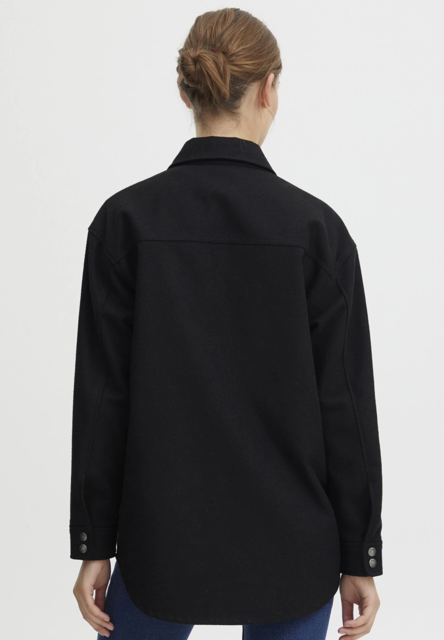 OXMO VALEN - Kardigan - Black 5 OXMO VALEN - Kardigan - Black - obrazek 3