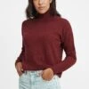 OXMO OXSINA - Sweter - Wine Red -Oxmo 67b8e3dafe8e49ef9c79bf66899fd2ff