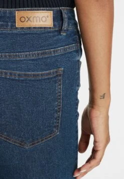 OXMO OXLENNA - Jeansy Relaxed Fit - Dark Ink -Oxmo 680b13d81367451dba247710807f0992
