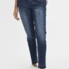 OXMO OXIRABELLE - Jeansy Slim Fit - Dark Ink -Oxmo 68c0bd2a114f4215b3342b69aca7fd63