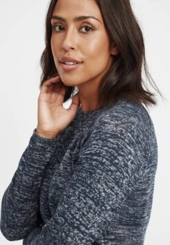 OXMO OXDANIELA - Sweter - Navy 11 OXMO OXDANIELA - Sweter - Navy -Oxmo 690bc518047b4feeb1d3bcfa02940586