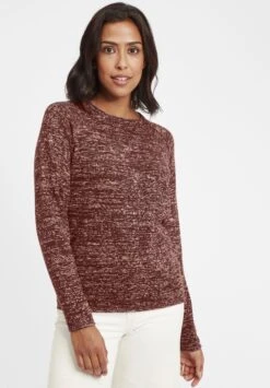 OXMO OXDANIELA - Sweter - Andorra Red