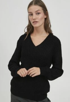 OXMO OXLAVEA - Sweter - Black