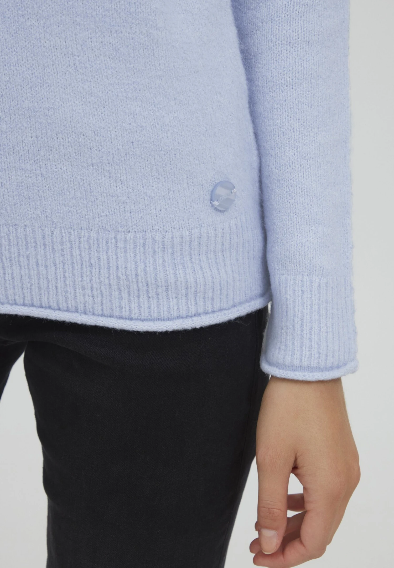 OXMO OXILVA - Sweter - Brunnera Blue Melange 7 OXMO OXILVA - Sweter - Brunnera Blue Melange - obrazek 5