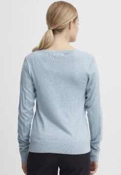 OXMO OXHELENE - Kardigan - Blue Bell Melange -Oxmo 6e93753bd24b4e7fbe504ef6991f506e