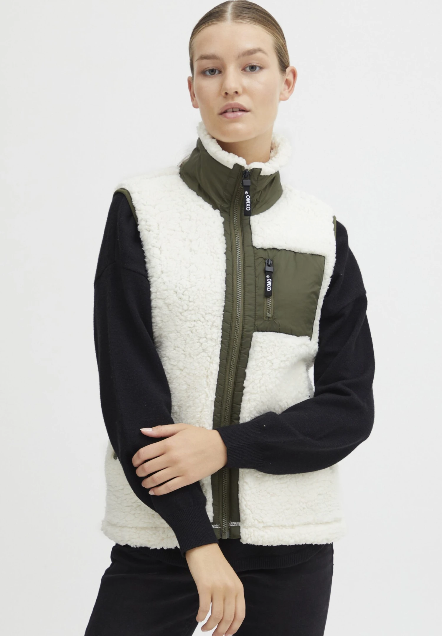 OXMO OXELINOR - Kamizelka - Cloud Dancer 3 OXMO OXELINOR - Kamizelka - Cloud Dancer