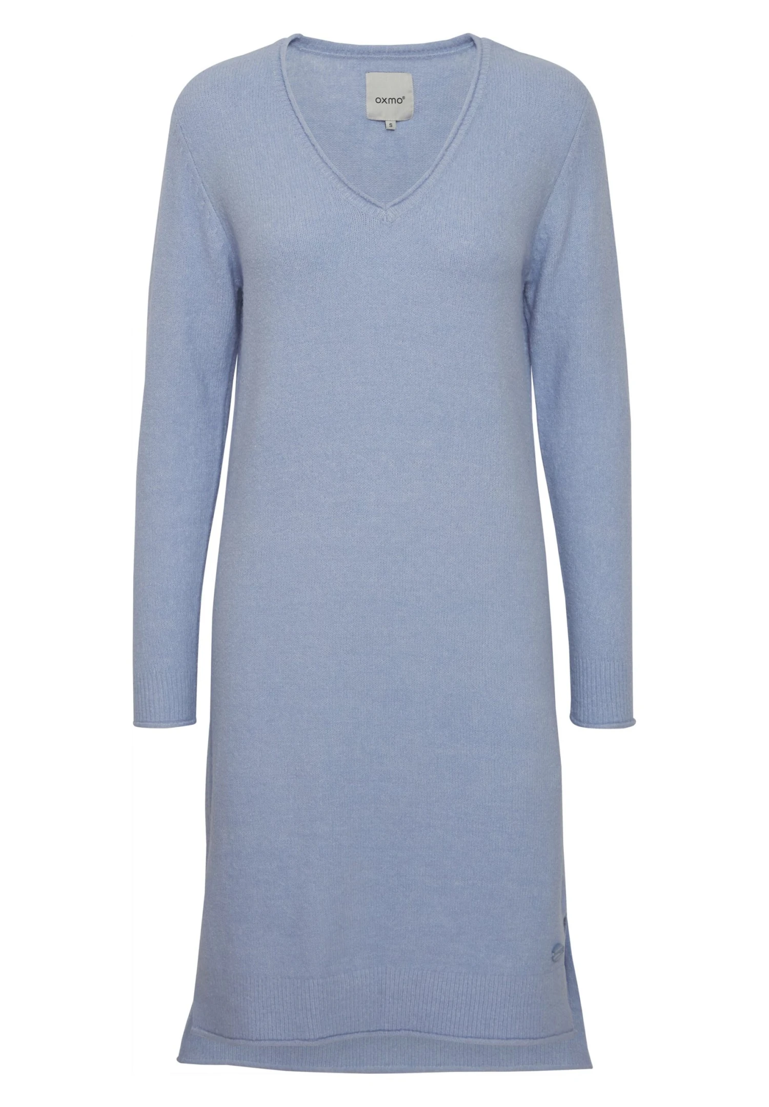 OXMO OXIDA - Sukienka Dzianinowa - Brunnera Blue Melange 8 OXMO OXIDA - Sukienka Dzianinowa - Brunnera Blue Melange - obrazek 6