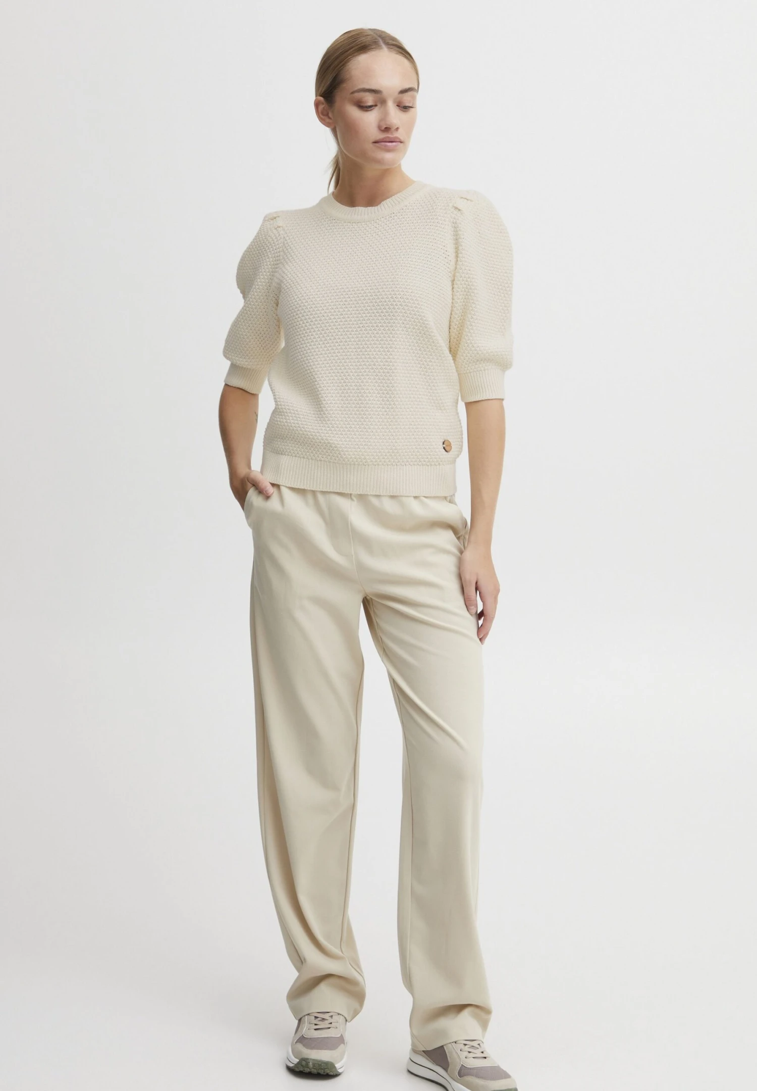 OXMO OXMICHA - Sweter - Birch 4 OXMO OXMICHA - Sweter - Birch - obrazek 2