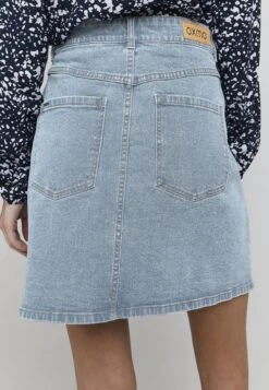 OXMO FRIGGA - Spódnica Trapezowa - Mid Blue Denim -Oxmo 77e21f697eea4f068b0a719b2fd01330