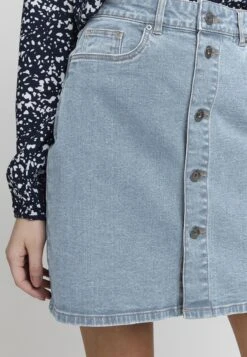 OXMO FRIGGA - Spódnica Trapezowa - Mid Blue Denim -Oxmo 791899b05a7b4315a45c0b970dc72651