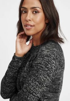 OXMO OXDANIELA - Sweter - Black -Oxmo 7b81cad031e64904a821362503f2e97d