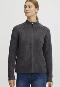 OXMO SAL - Kardigan - Blackened Pearl Melange