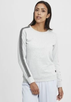 OXMO OXGABITA - Bluza - Light Grey Melange