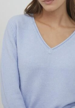 OXMO OXILVA - Sweter - Brunnera Blue Melange 11 OXMO OXILVA - Sweter - Brunnera Blue Melange -Oxmo 809848f24cb343bdb1fd63e6e2471433