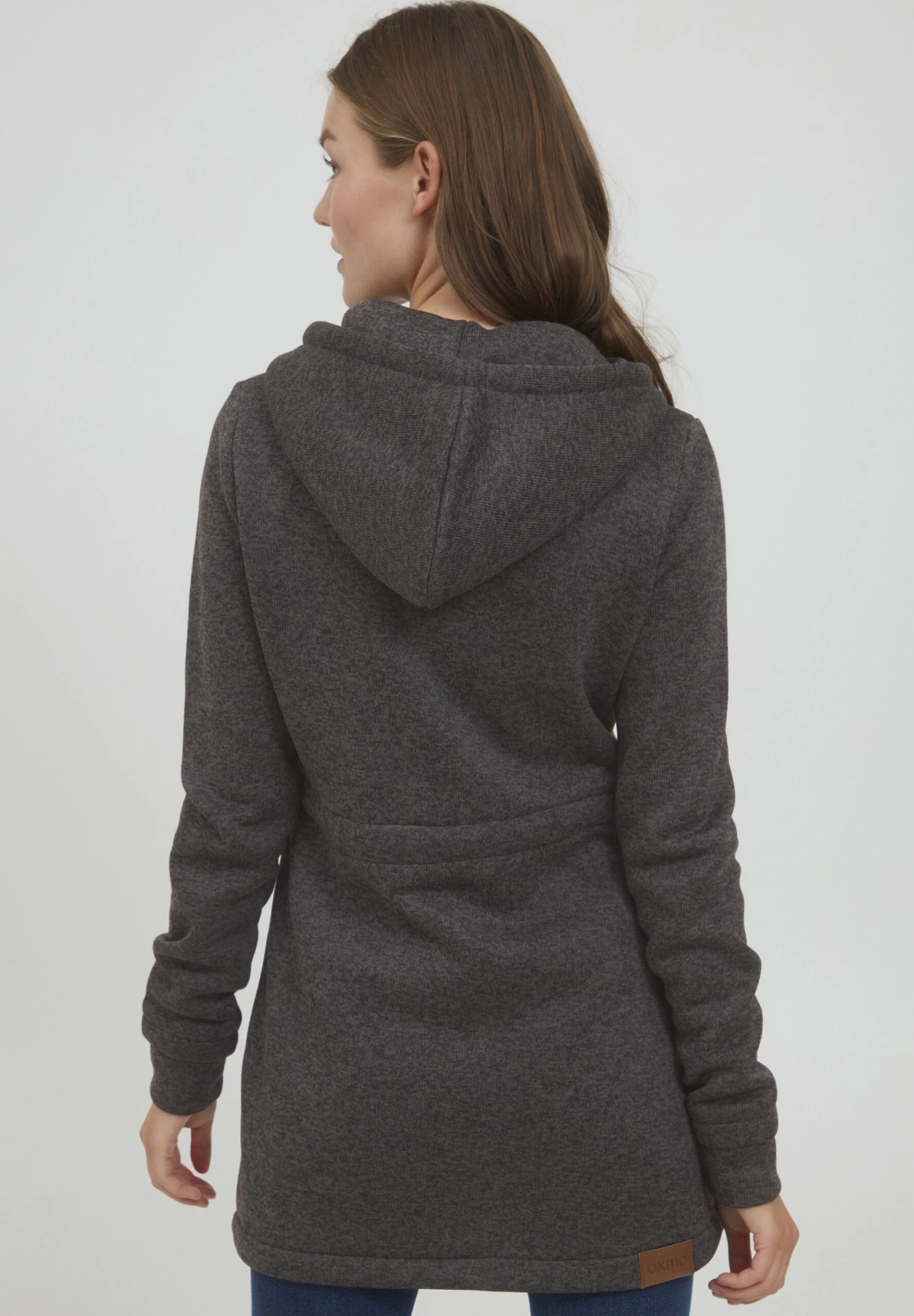 OXMO OXTHORA - Krótki Płaszcz - True Black 5 OXMO OXTHORA - Krótki Płaszcz - True Black - obrazek 3