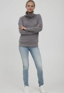 OXMO OXVERNITA - Bluza - Medium Grey Melange -Oxmo 831351773c054a37a506344a7c3de412