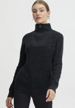 OXMO OXNANCY - Sweter - Total Eclipse Melange