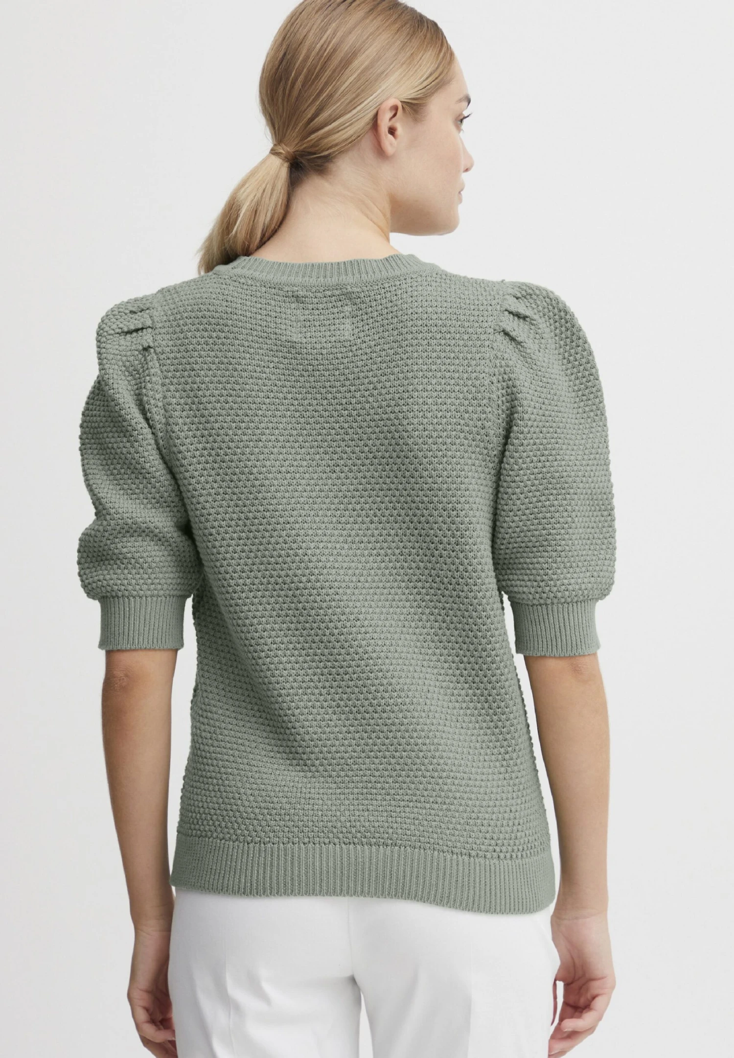 OXMO OXMICHA - Sweter - Sea Spray 5 OXMO OXMICHA - Sweter - Sea Spray - obrazek 3