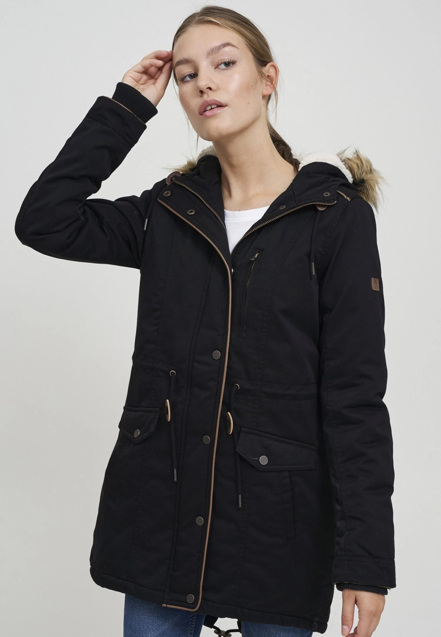 OXMO OXANNA - Parka - Black 3 OXMO OXANNA - Parka - Black