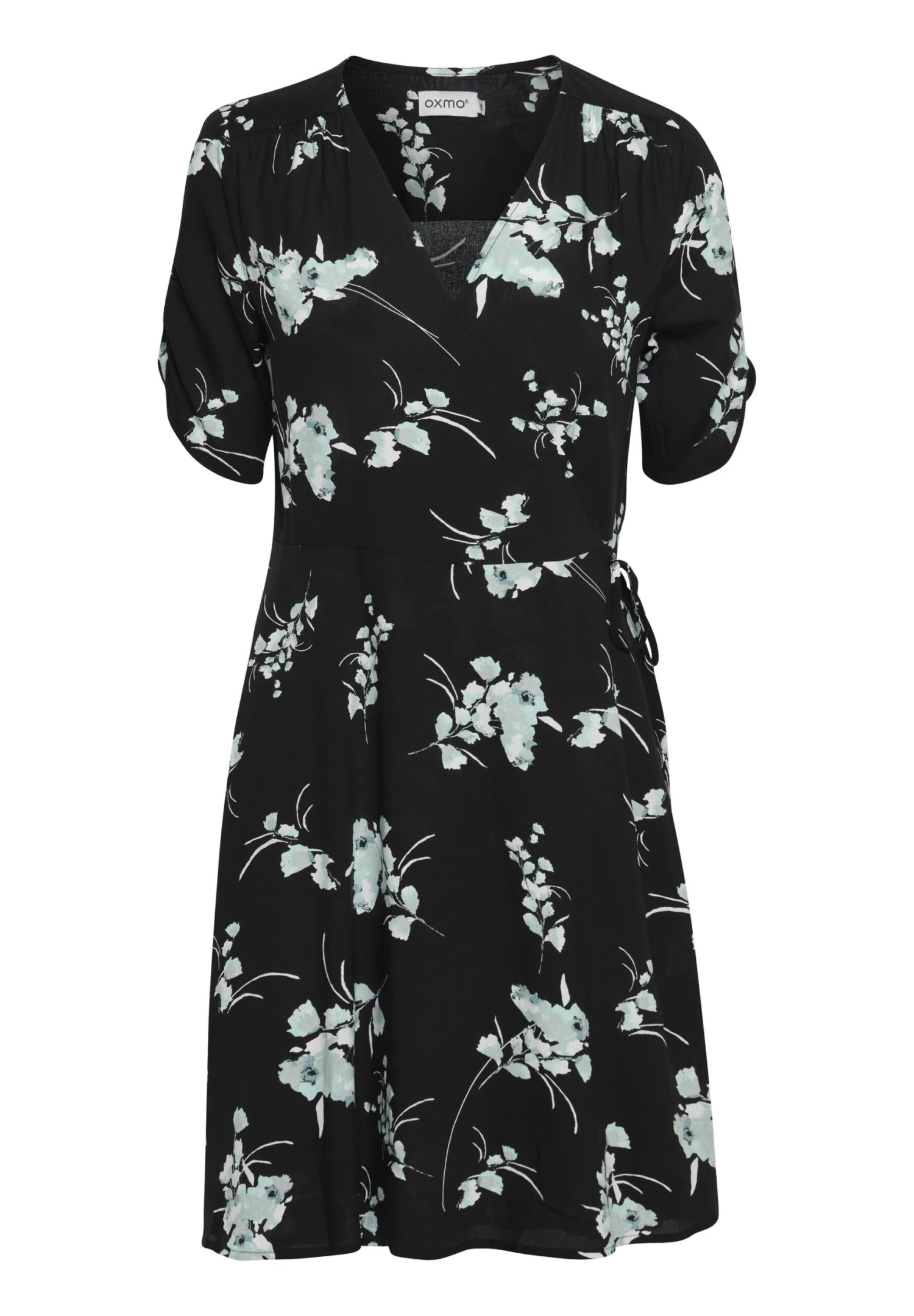 OXMO OXEMBLA - Sukienka Letnia - Black Mix 7 OXMO OXEMBLA - Sukienka Letnia - Black Mix - obrazek 6