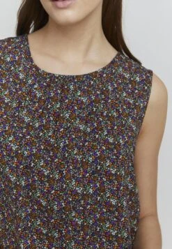 OXMO ESJA - Bluzka - Burnt Orange Mix -Oxmo 86c29f34f1cf459d94723b964f089678