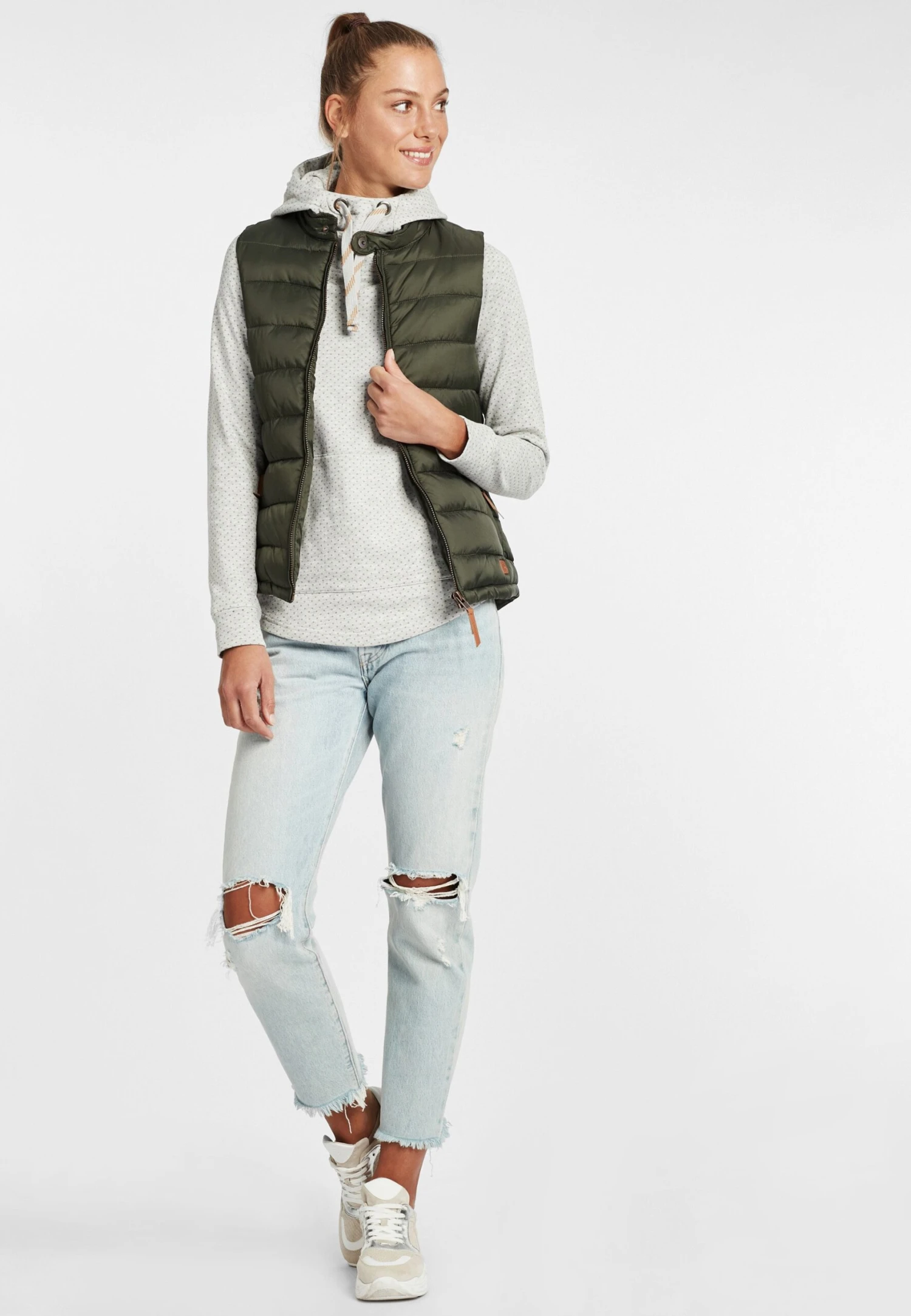 OXMO OXCAMILLA - Kamizelka - Duffel Bag Green 4 OXMO OXCAMILLA - Kamizelka - Duffel Bag Green - obrazek 2