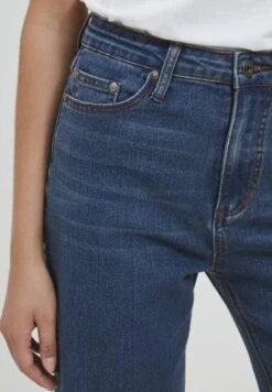 OXMO OXANNI - Jeansy Dzwony - Mid Blue Denim -Oxmo 8a0713135438447a8a26a83ec559bad3