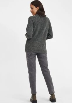 OXMO OXGIANNA - Sweter - Dark Grey Melange -Oxmo 8cd9f65de68e4521882befe091d27e25