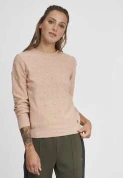 OXMO OXDOTTA - Sweter - Mahogany Rose