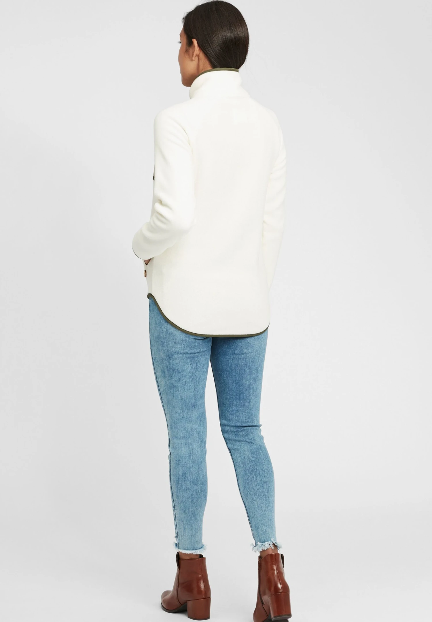 OXMO OXMALIN - Kurtka Z Polaru - Off White 5 OXMO OXMALIN - Kurtka Z Polaru - Off White - obrazek 3