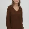 OXMO OXLAVEA - Sweter - Brown 2 OXMO OXLAVEA - Sweter - Brown -Oxmo 90a2cde3cd32435d9b365ba379f96ee0