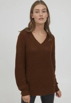 OXMO OXLAVEA - Sweter - Brown