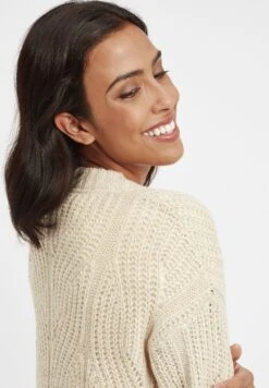 OXMO OXCLEA - Kardigan - Oyster Grey Melange -Oxmo 90b2c3e025c745a48a303643e51a6b0b