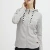 OXMO OXWANDA - Bluza Rozpinana - Oyster Grey Melange