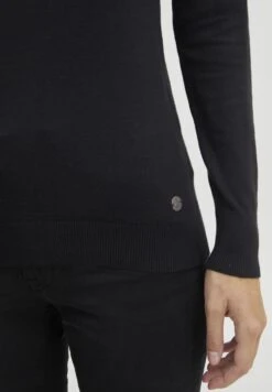 OXMO KATJA - Sweter - Black -Oxmo 92f05ab15d0a49059bcecdae646222a7