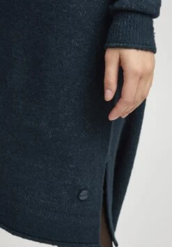 OXMO OXIDA - Sukienka Dzianinowa - Total Eclipse Melange -Oxmo 9309ddd612174617b64d2ad2be67d9cd