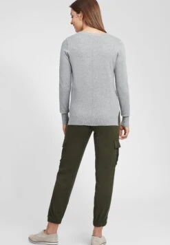 OXMO OXWINOVA - Sweter - Medium Grey Melange -Oxmo 9380c9bde5ed4c359cf0317dce40a0da