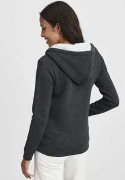 OXMO OXBINJA - Bluza Rozpinana - Dark Grey Melange -Oxmo 93a29f0772564248a726019b66a84df5