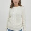 OXMO OXNATASJA - Sweter - Cloud Dancer -Oxmo 94cca1c0c00c45c2b4ba933e66998af2