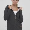 OXMO OXWANDA - Bluza Rozpinana - Dar Grey M 2 OXMO OXWANDA - Bluza Rozpinana - Dar Grey M -Oxmo 96e7d80b1095464bac7d19a1513a3b97